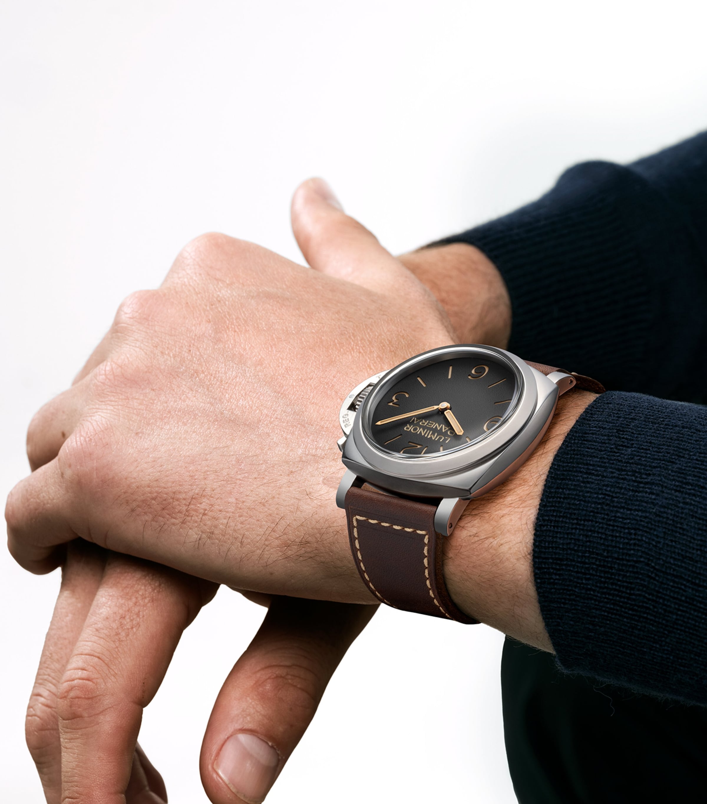 Panerai Luminor Tre Giorni 47mm stainless steel watch - British product