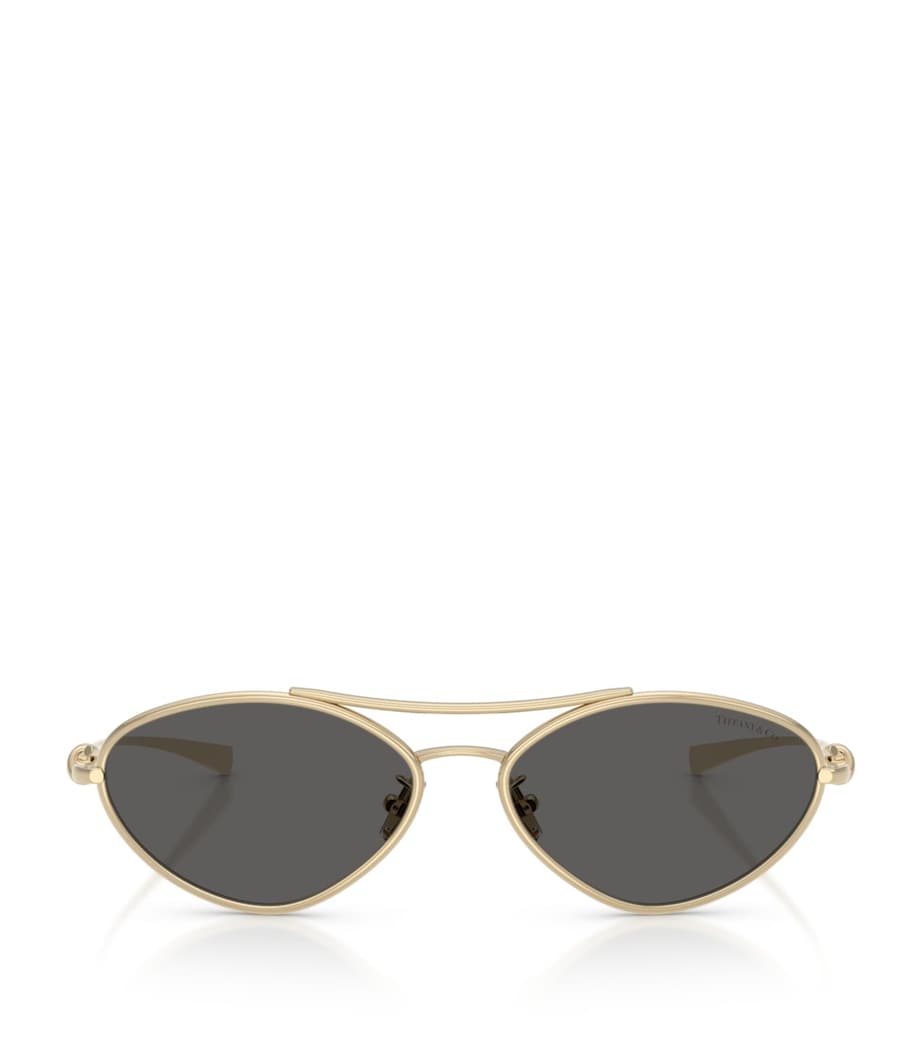 Tiffany & Co. metal irregular sunglasses TF3117 - British product