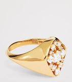 Suzanne Kalan La Fantaisie signet ring size 4 - British product