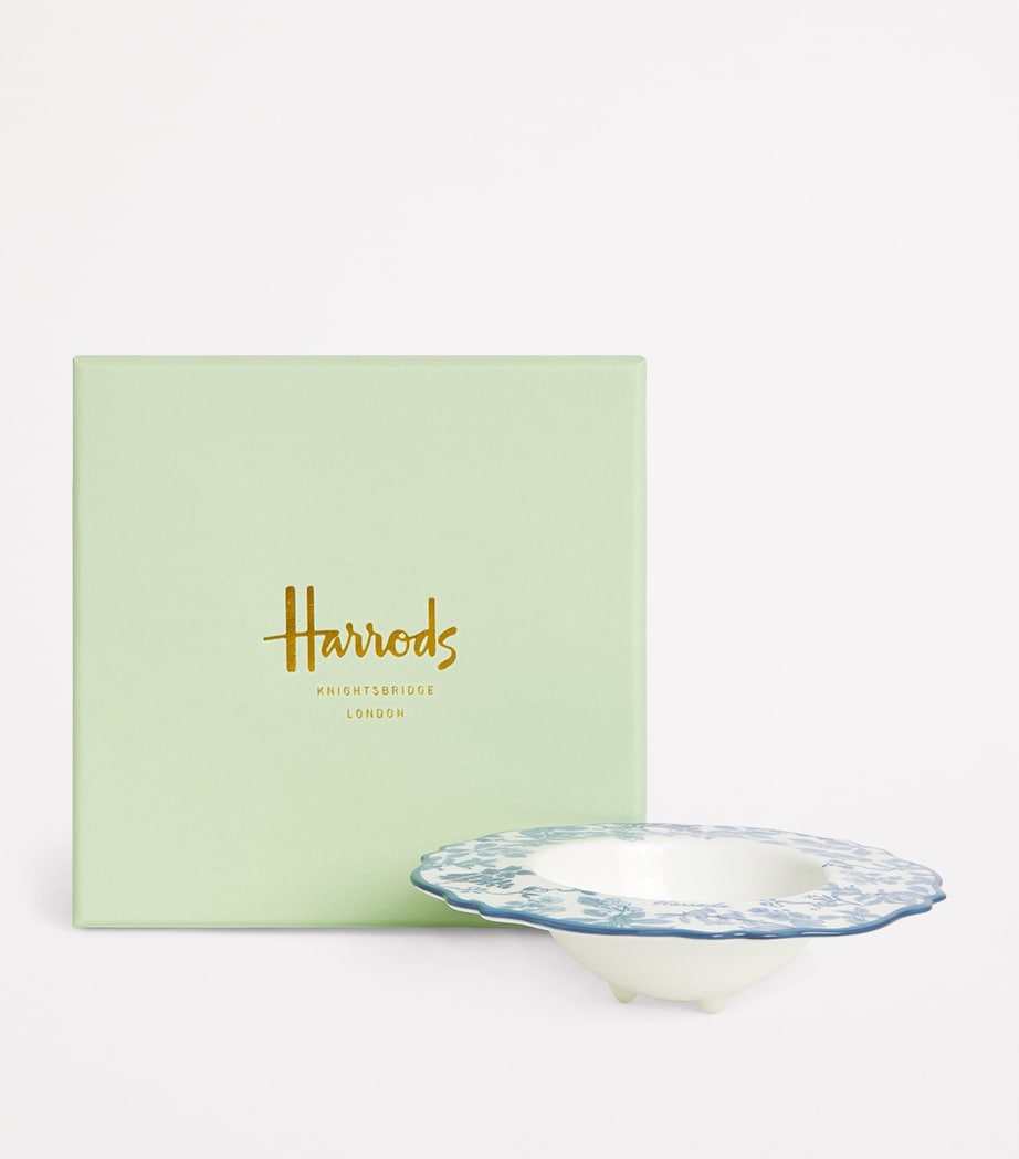 Harrods bone china toile tea strainer - British product
