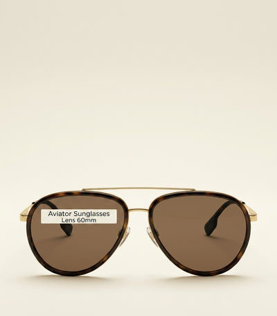 Harrods Burberry Oliver Aviator Sunglasses- Buy online at McGrocer