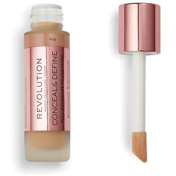Revolution Conceal & Define Foundation F10, imported from the UK