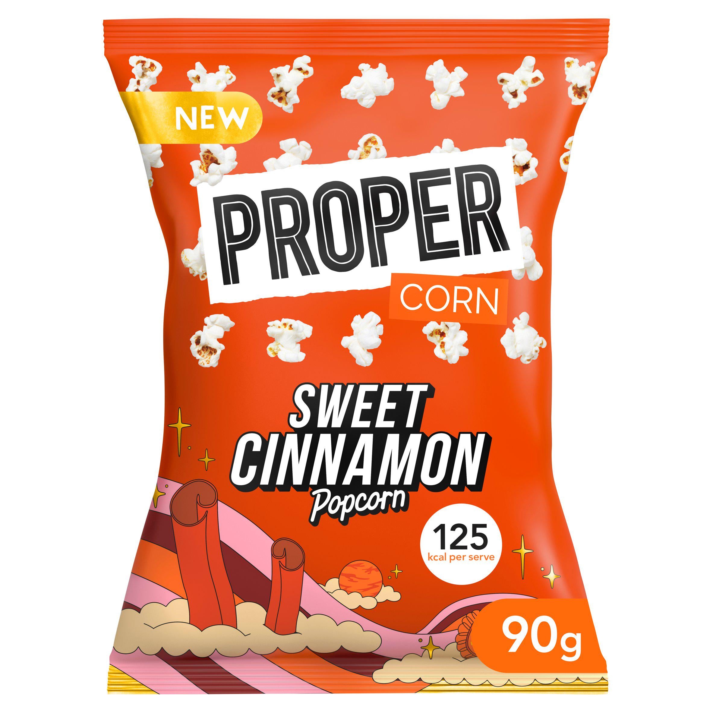 Proper Corn Sweet Cinnamon Popcorn 90g GOODS Sainsburys   