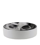 Fornasetti ashtray with face and skull design, number 288, approx. 3.5cm high and 13cm wide - British product