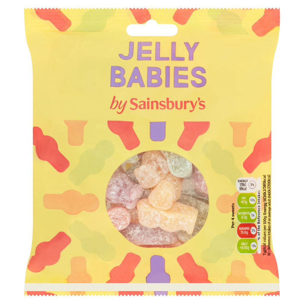 Sainsbury's Jelly Babies Sweets 225g