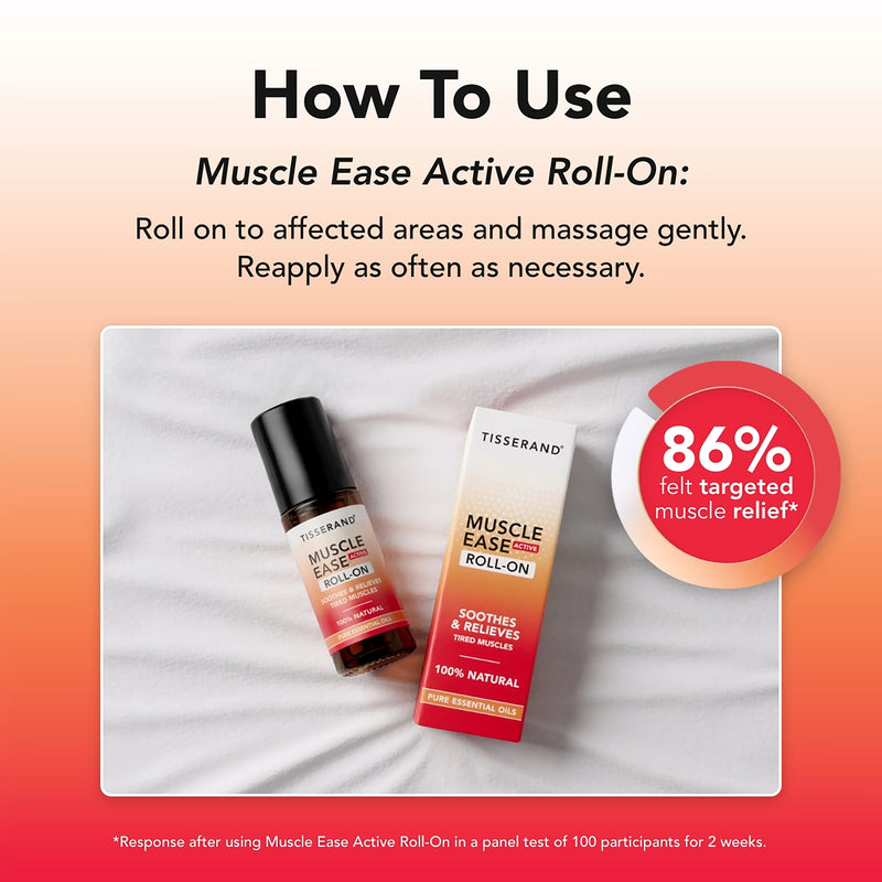 Tisserand Muscle Ease Roll-On 30ml muscle relief, UK version