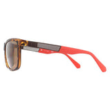 Guess men's polarised sunglasses dark Havana brown, imported from the UK