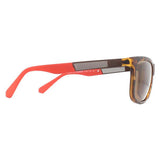 Guess men's polarised sunglasses dark Havana brown, imported from the UK