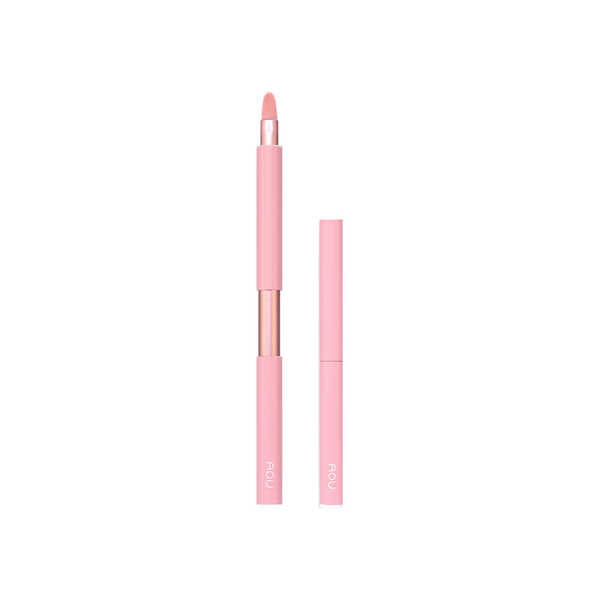 AOU retractable lip brush with flat design - British product