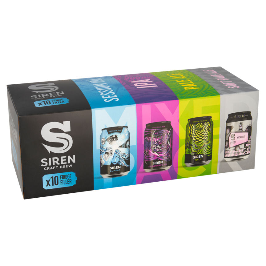 Siren Craft Brew Fridge Filler 10 x 330ml GOODS ASDA   