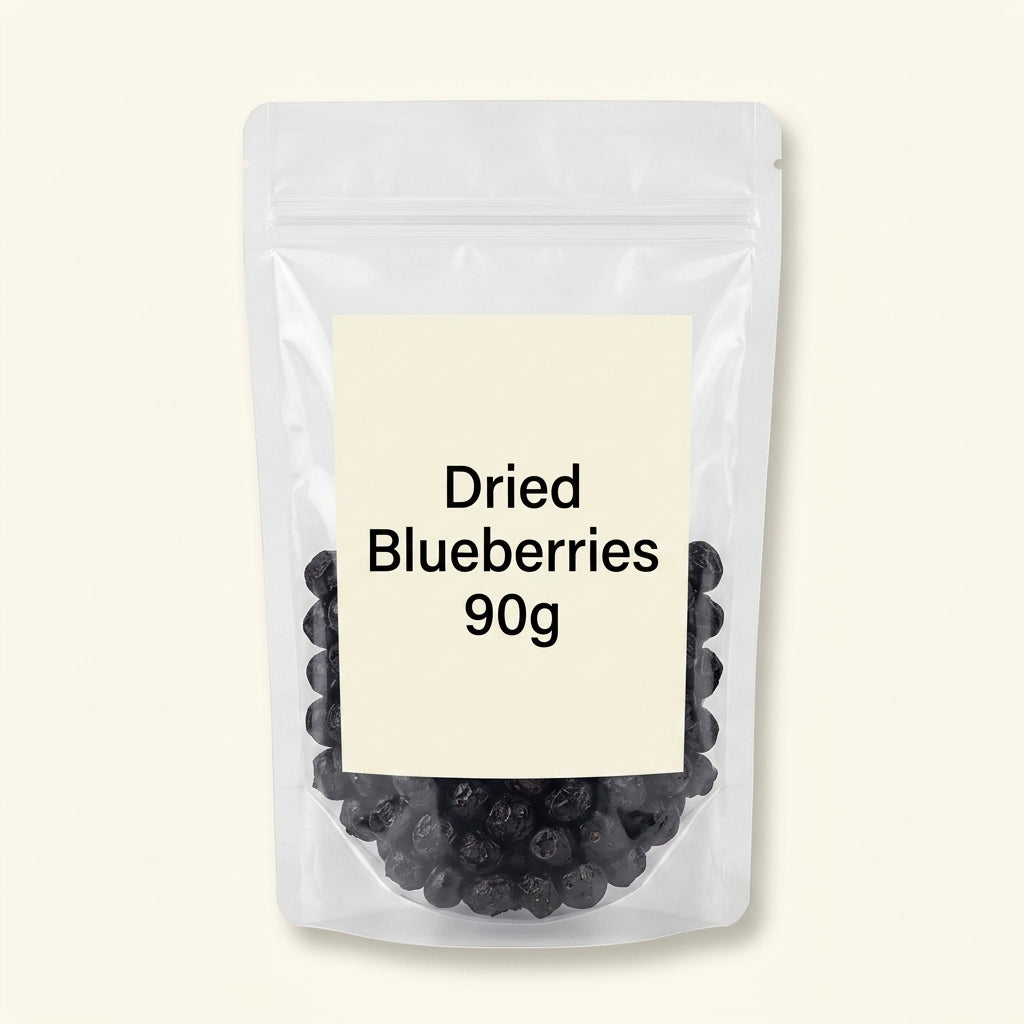 Holland & Barrett dried blueberries 90g, UK version