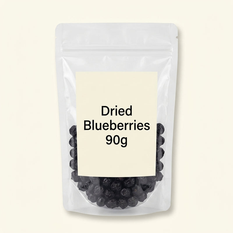 Holland & Barrett dried blueberries 90g, UK version