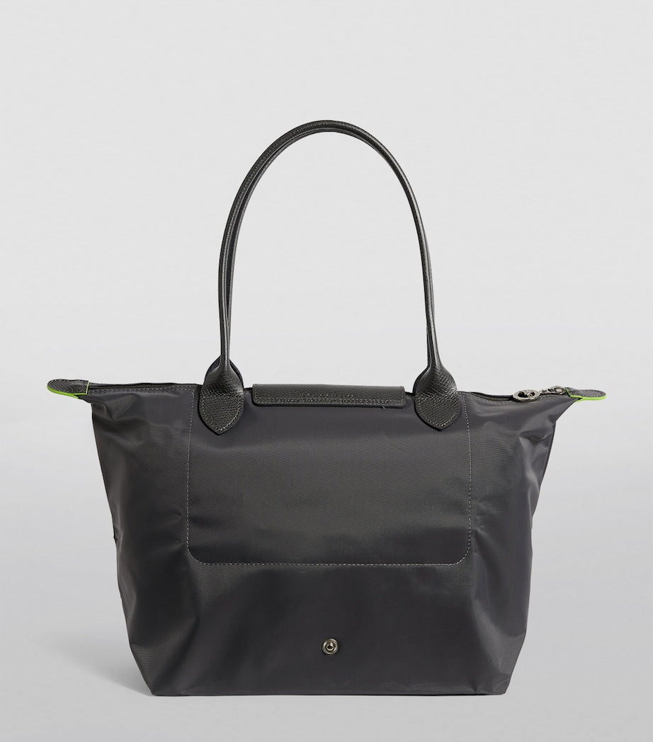 Longchamp Le Pliage medium green tote bag - British product