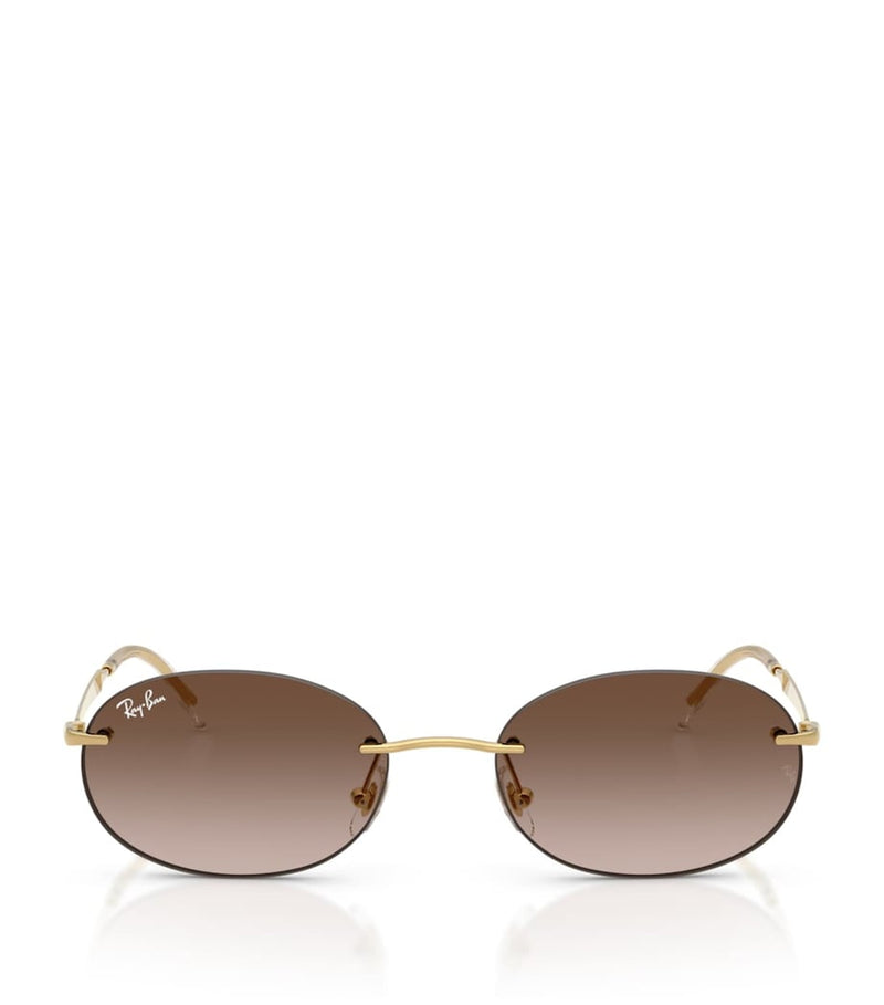 Ray-Ban Metal Oval Sunglasses, UK version