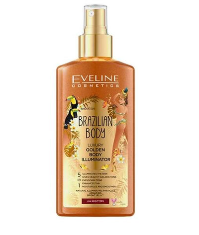 Superdrug Eveline Brazilian Body Luxury Golden Illuminator Mist- Buy online at McGrocer