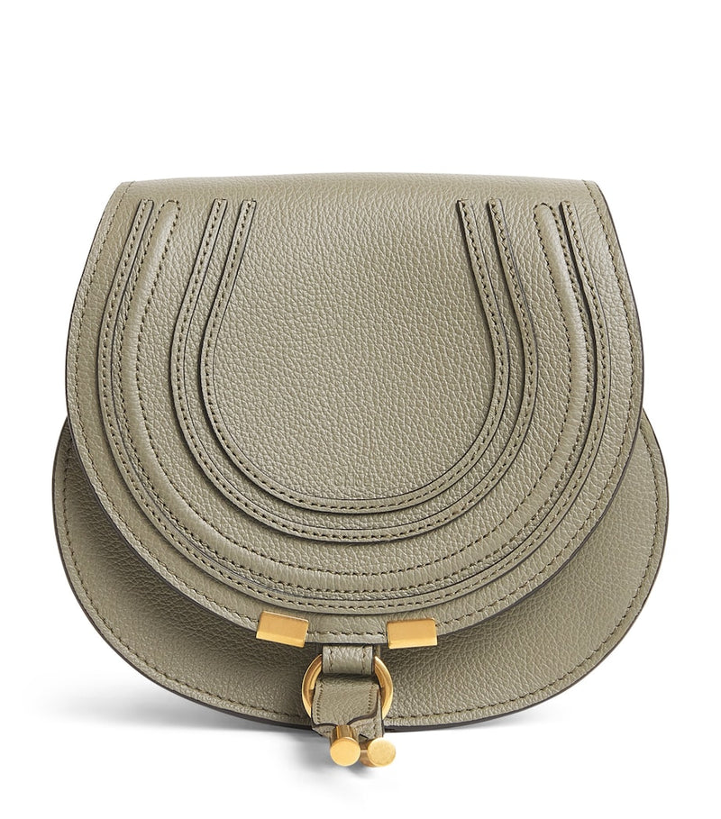 Chloé small leather Marcie saddle bag - British product