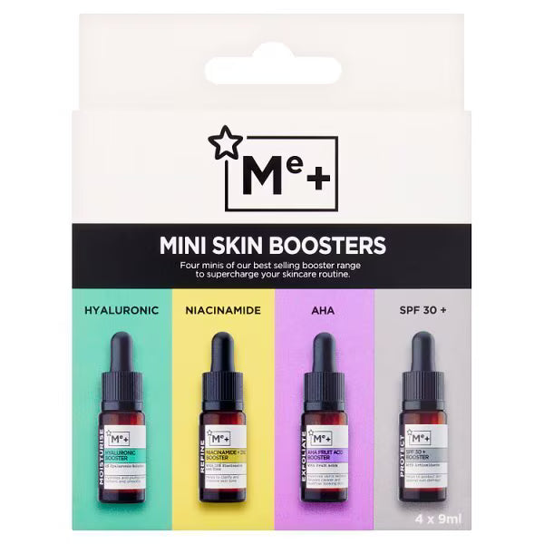Me+ Mini Skin Boosters Gift Set 4 x 9ml, imported from the UK