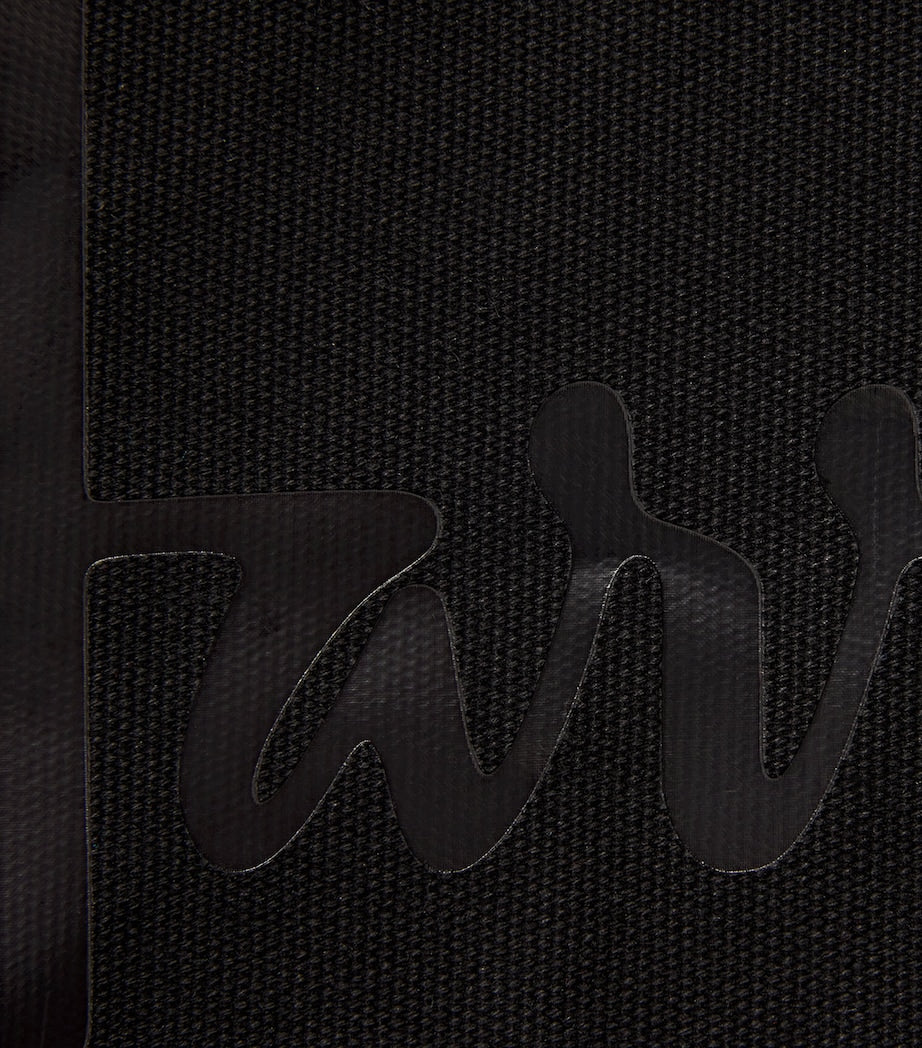 Harrods Medium Cotton Logo Pouch, UK version