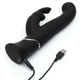 Happy Rabbit G-Spot Stroker black rabbit vibrator, imported from the UK
