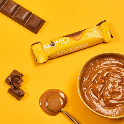 NOMO Vegane Karamellschokoladentafel 38g