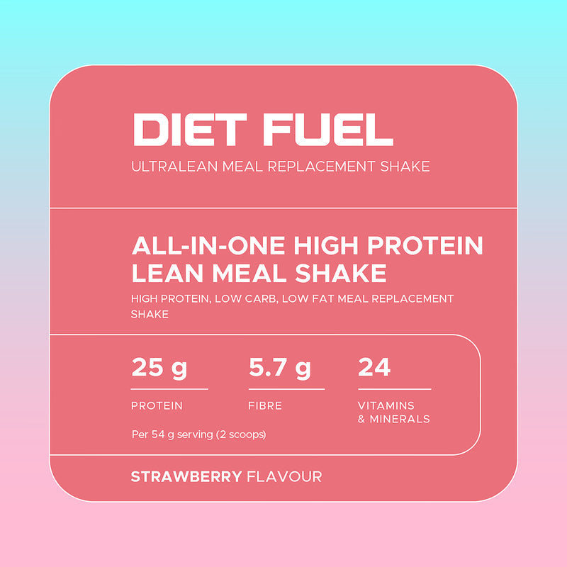 USN Diet Fuel strawberry meal replacement shake 1kg - British product