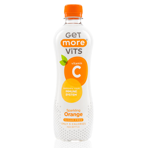 Get More Vits Vitamin C Sparkling Orange 12x500ml GOODS Superdrug   