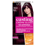 L'Oreal Paris Casting Creme Gloss Semi Permanent Hair Dye Black Cherry Red 360