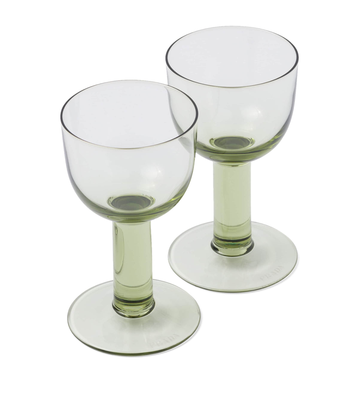 Prada Plinth white wine glasses set of 2, imported from the UK