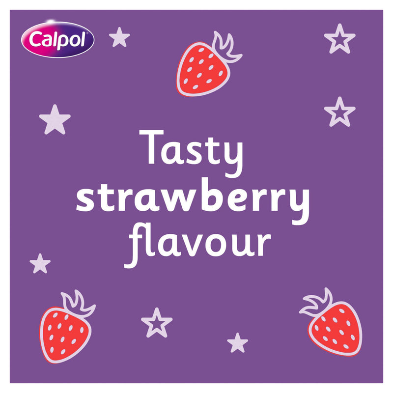 Calpol Infant Sugar-Free Strawberry Oral Suspension 100ml - British product
