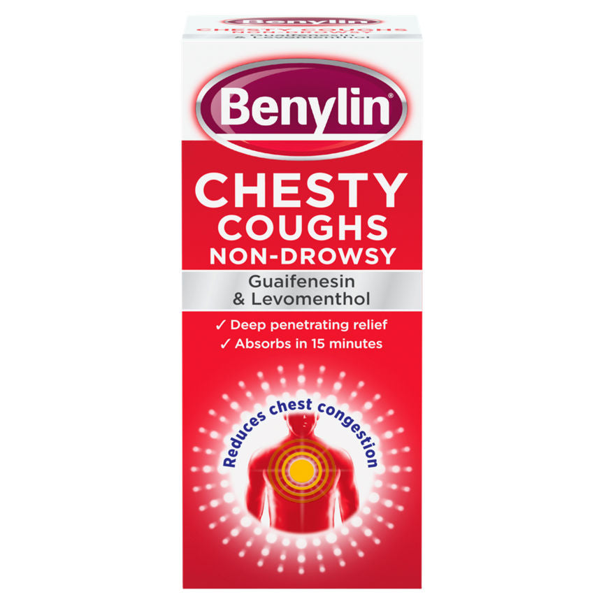 Benylin Chesty Coughs Non-Drowsy Syrup GOODS ASDA   