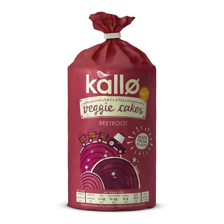 Kallo Beetroot and Balsamic Veggie Cakes 122g GOODS Holland&Barrett