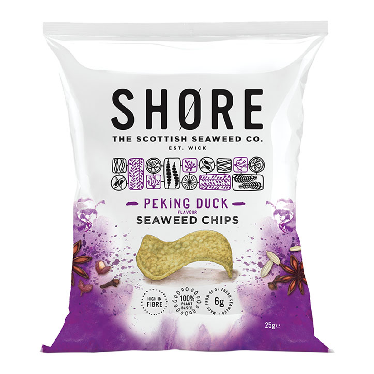 Shore Seaweed Sweet Sriracha Seaweed Chips 25g - Peking Duck