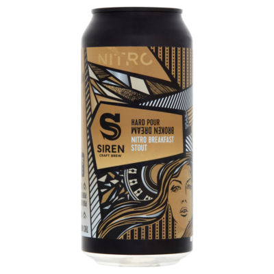 Siren craft breakfast stout nitro 440ml can, UK version