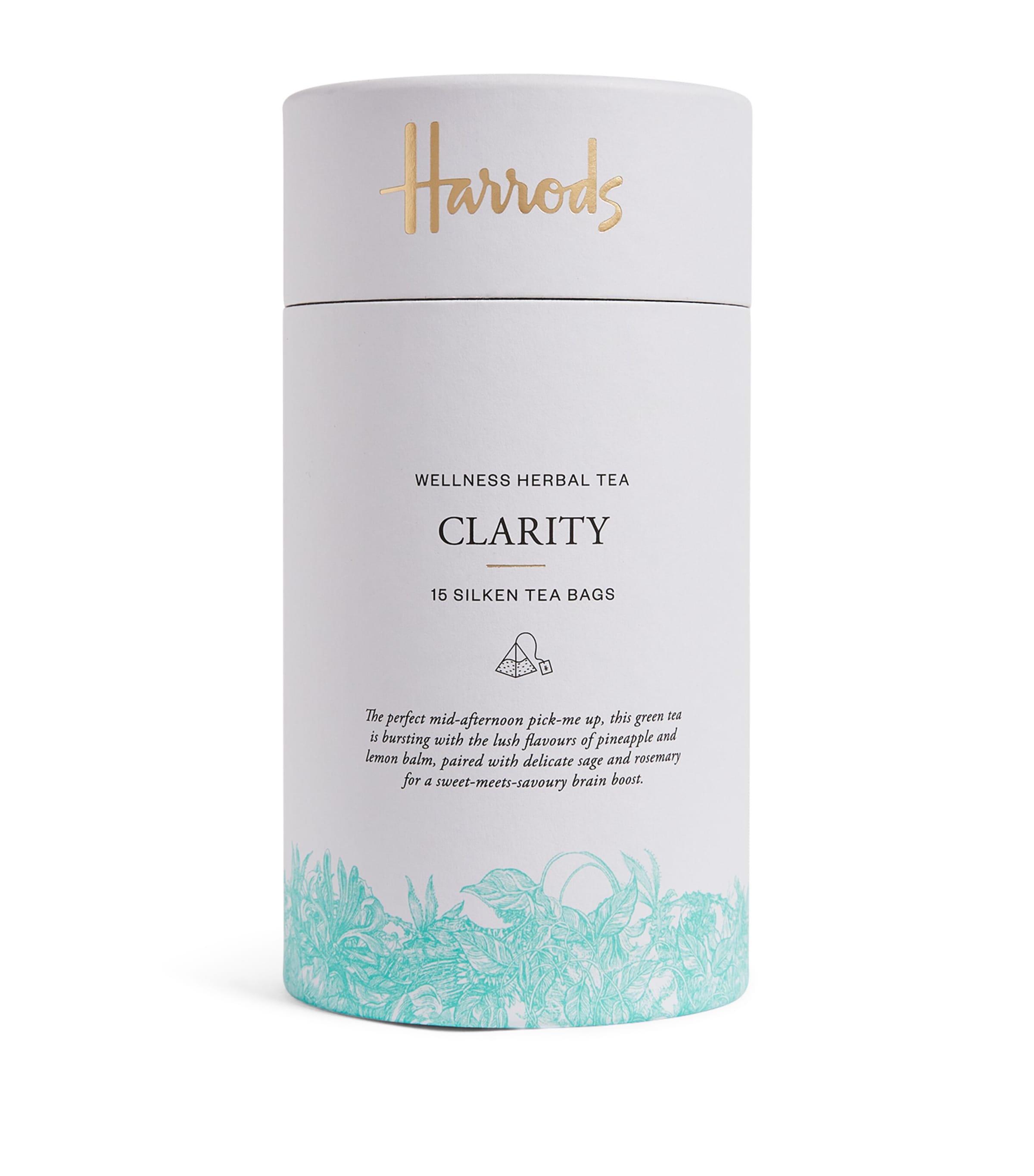 Harrods Clarity green tea bags 15 tea bags, UK version