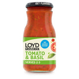 Loyd Grossman No Added Sugar Tomato & Basil Pasta Sauce 350g Tomato pasta sauce Sainsburys   