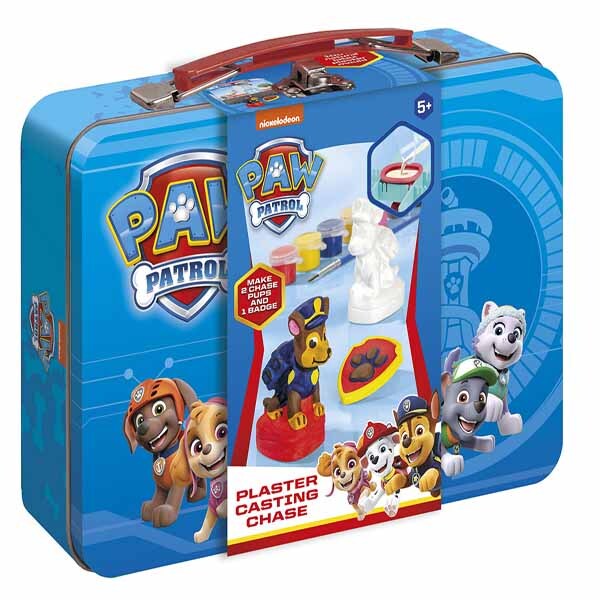Paw Patrol plaster craft set with Marshall figurines, UK version