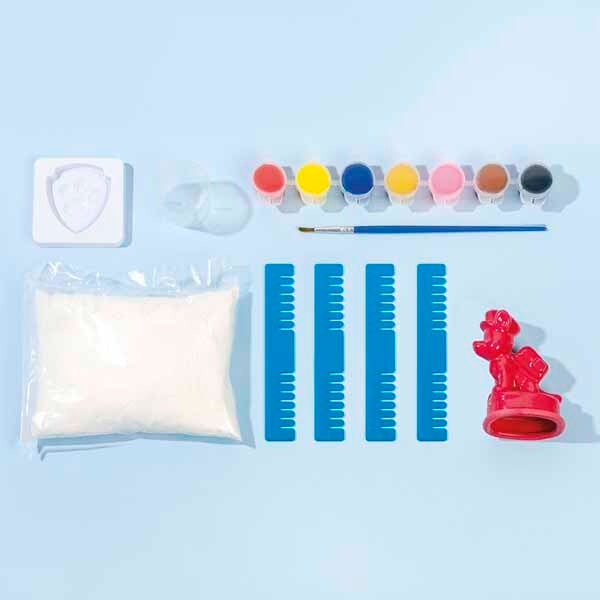 Paw Patrol plaster craft set with Marshall figurines, UK version