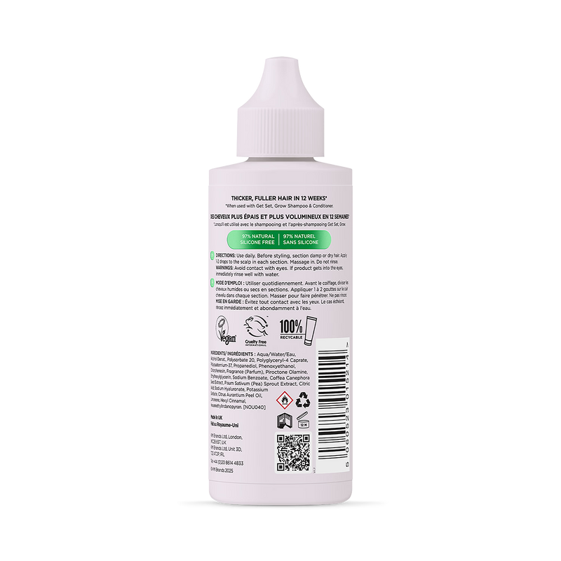 Noughty Get Set Grow Growth Tonic 75ml, UK version