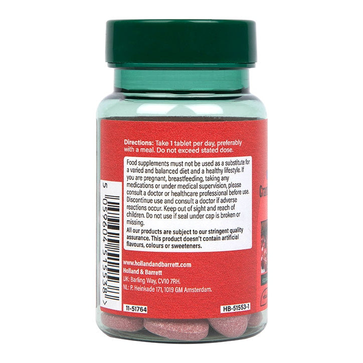 Holland & Barrett High Strength Cranberry Extract 400mg 60 Tablets GOODS Holland&Barrett