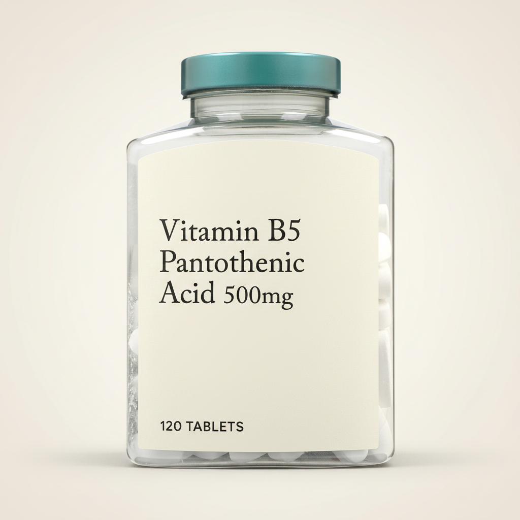 Holland & Barrett Vitamin B5 500mg 120 Tablets, UK version