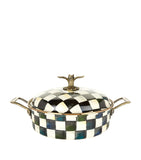 MacKenzie-Childs Courtly Check casserole dish 30.5cm, imported from the UK