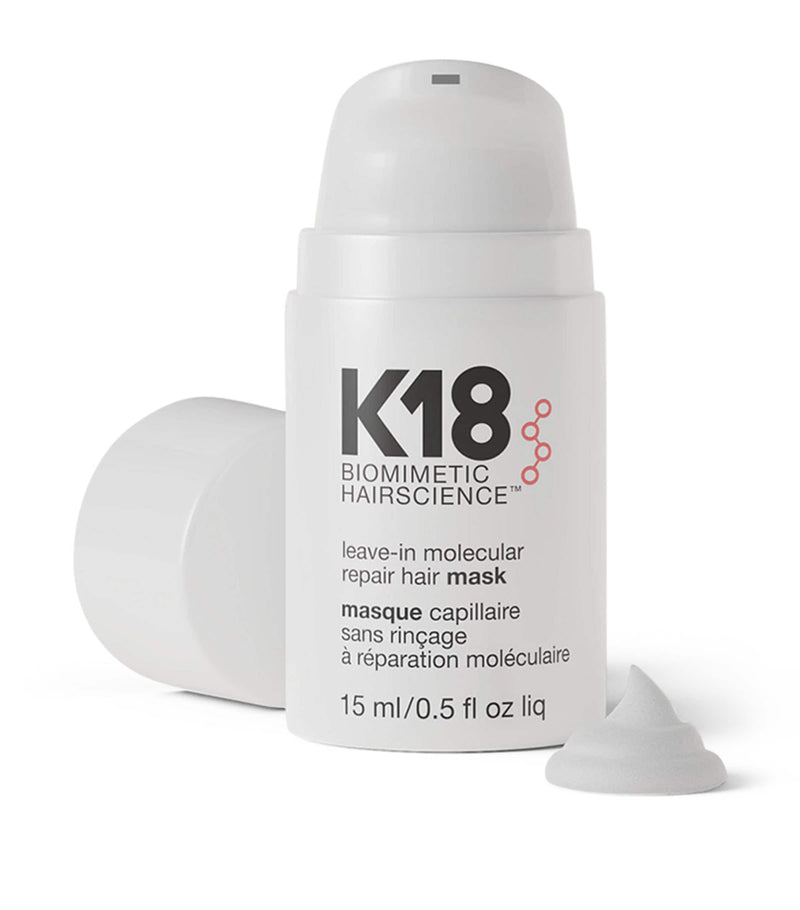 K18 leave-in molecular repair hair mask 15ml, UK version
