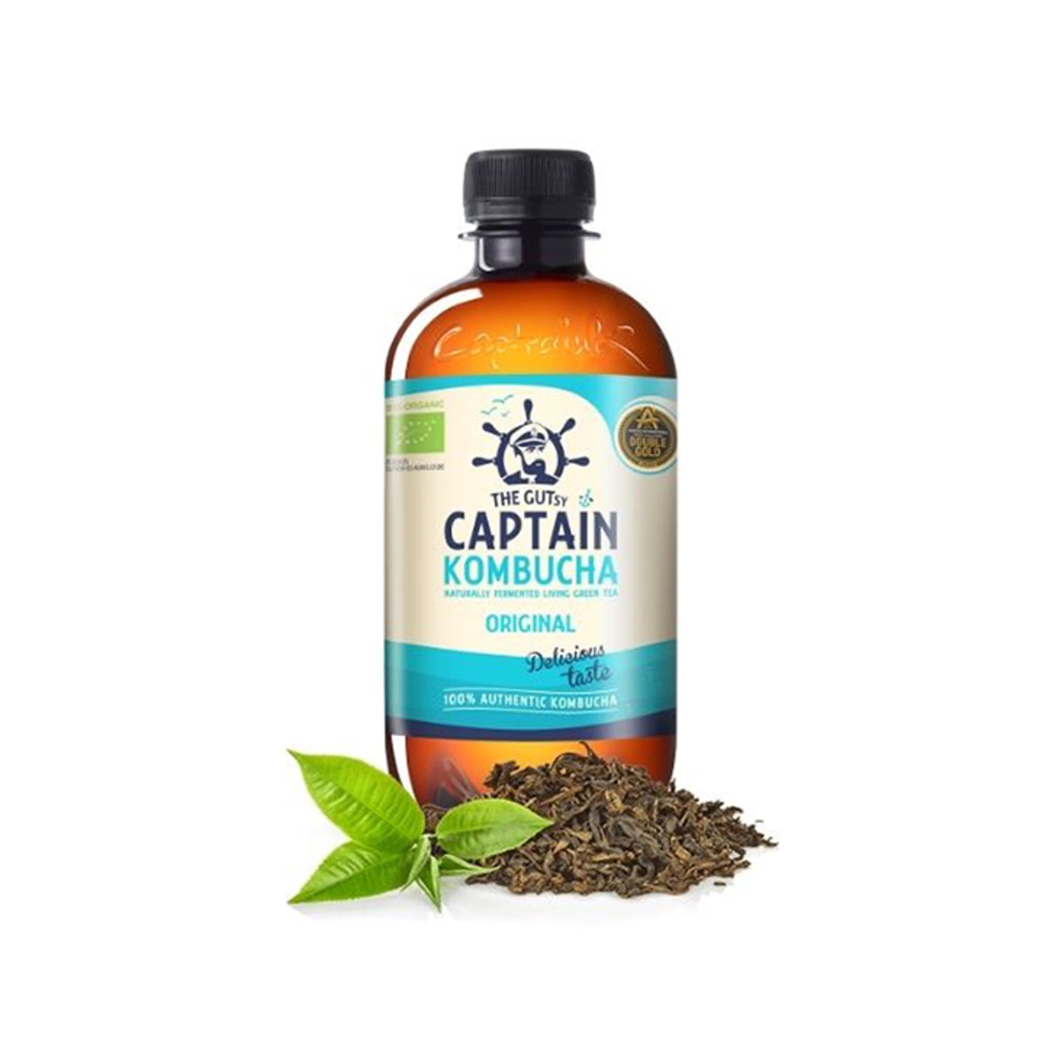 GUTsy Captain Kombucha original bio-organic drink 400ml, UK version