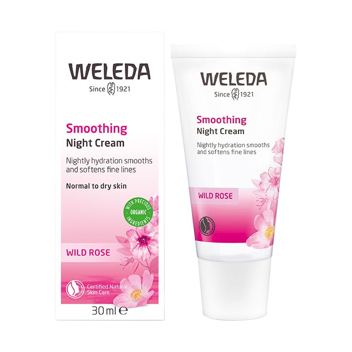 Weleda Smoothing Night Cream Wild Rose 30ml GOODS Holland&Barrett