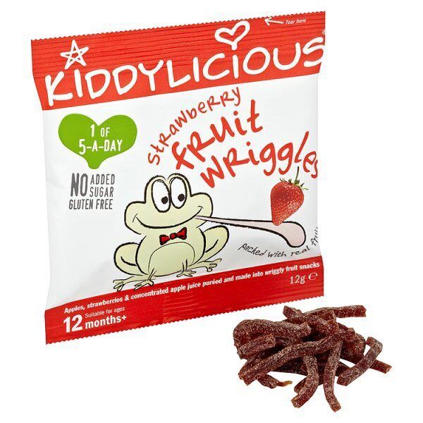 Kiddylicous Strawberry Wriggles 12g