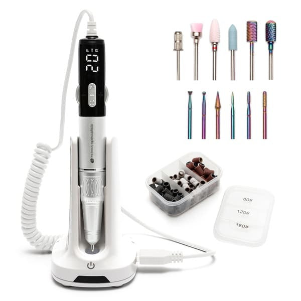 Rio Salon Pro electric nail file drill bit set, UK version