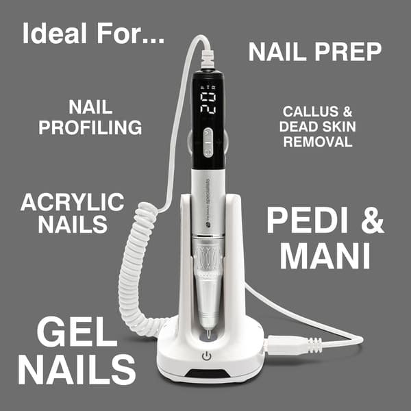 Rio Salon Pro electric nail file drill bit set, UK version