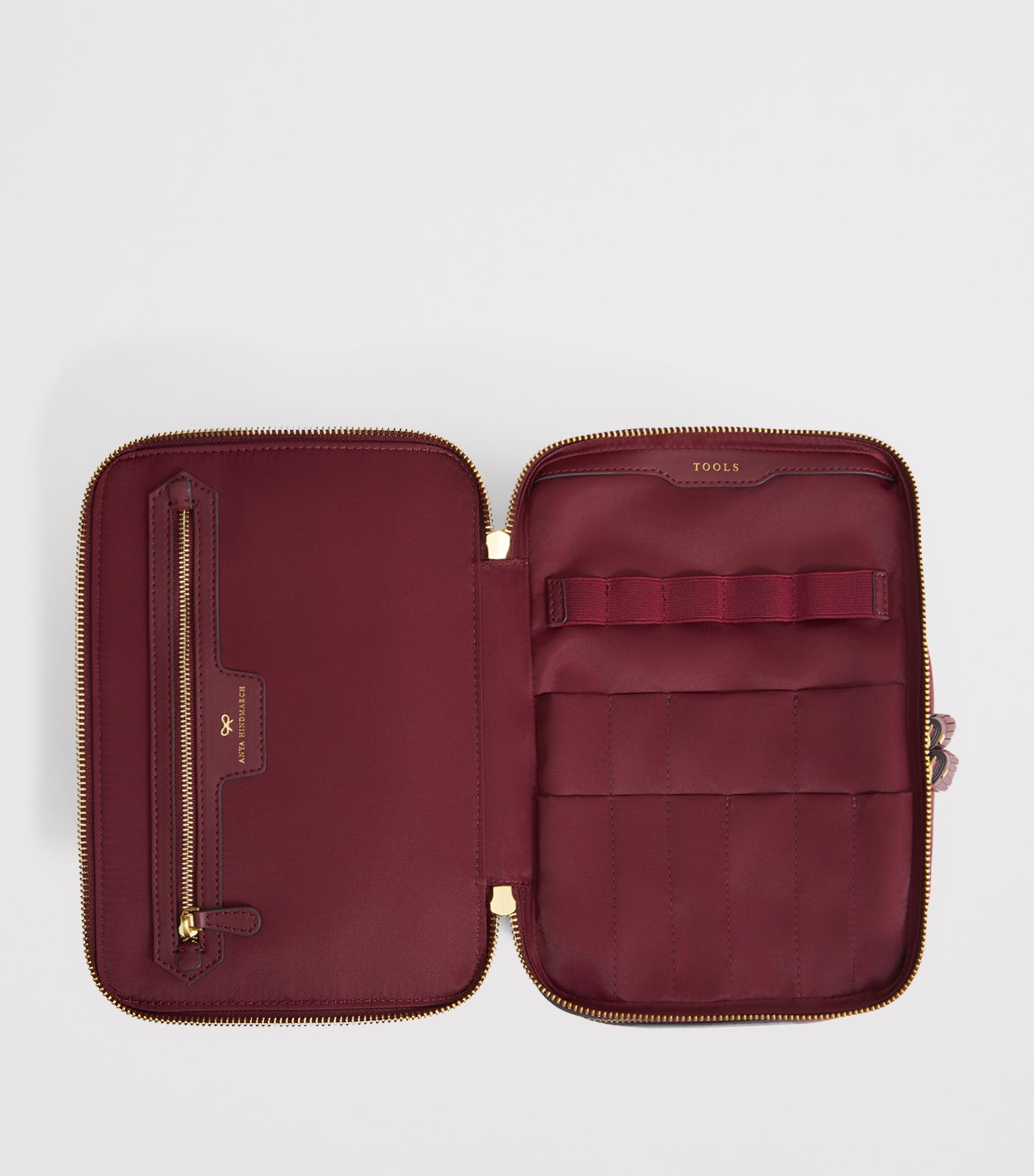 Anya Hindmarch Jacquard Logo Vanity Kit Bag - British product