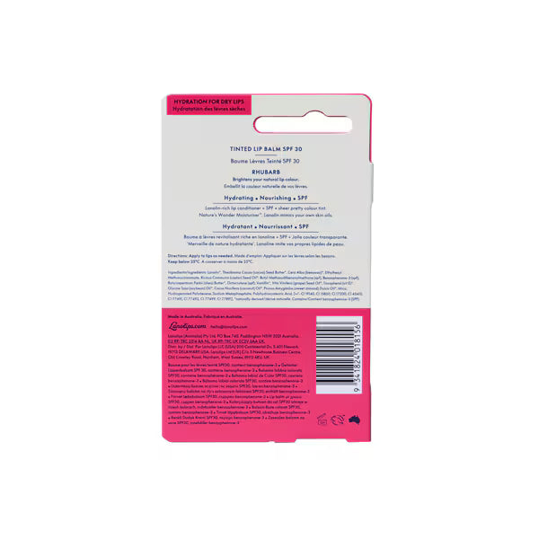 Tinted Balm Spf30 Rhubarb 12.5G
