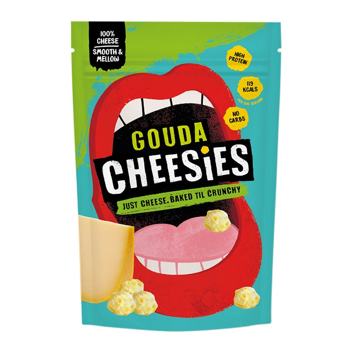 Cheesies Gouda Crunchy Popped Cheese 60g Crisps & Chips Holland&Barrett   